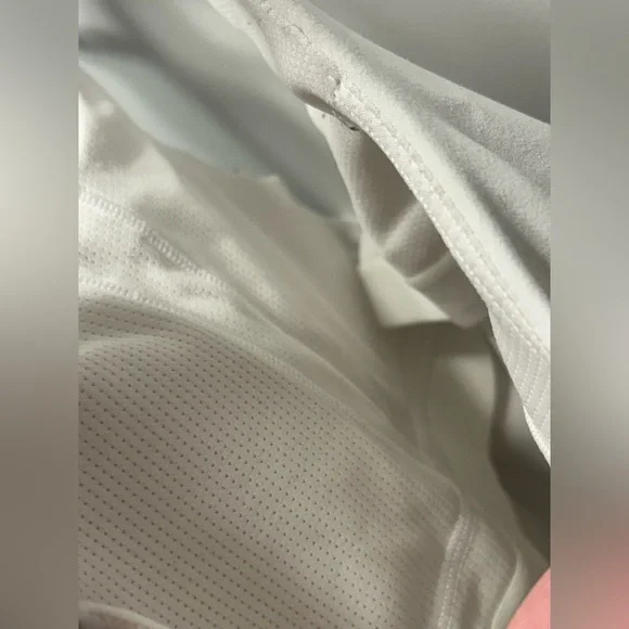 Athleta Girl White Tennis Top NWOT - Picture 6 of 6